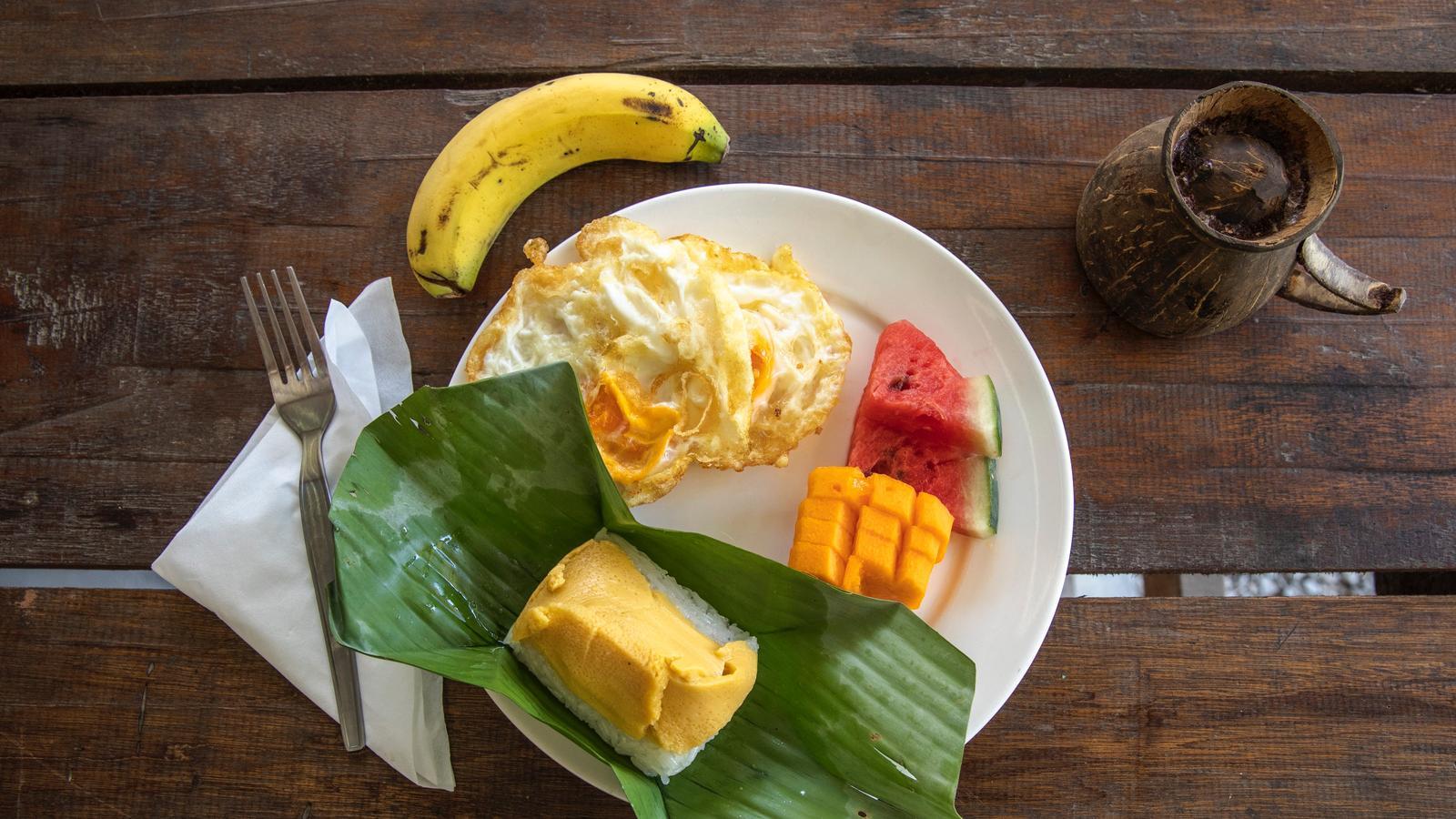 Breakfast around the world background